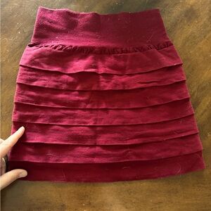 Cute mini-skirt with ruffles
